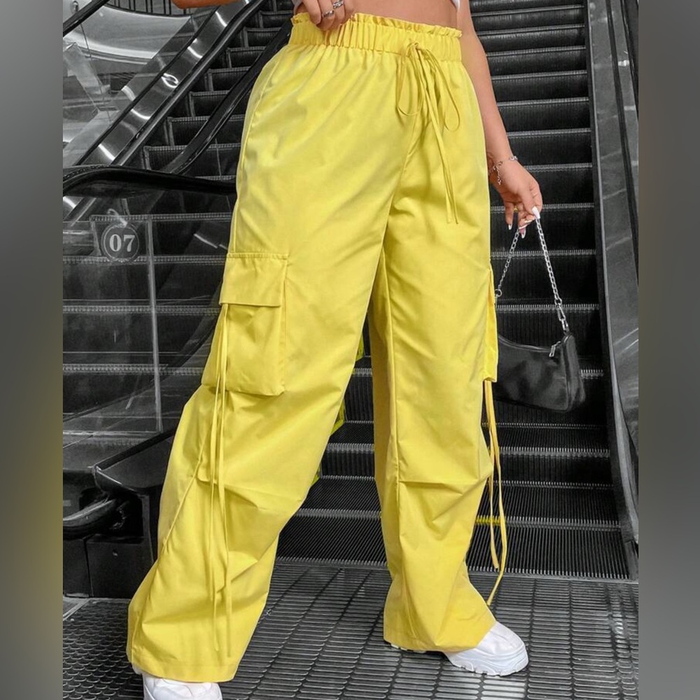 Yellow Cargo Pants